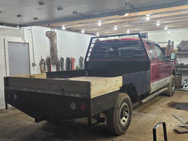 F250 home built flabed truck